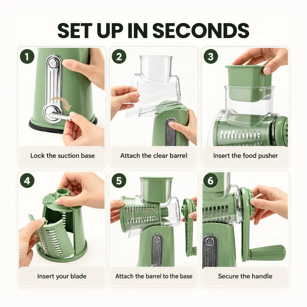 Rotary Grater Set